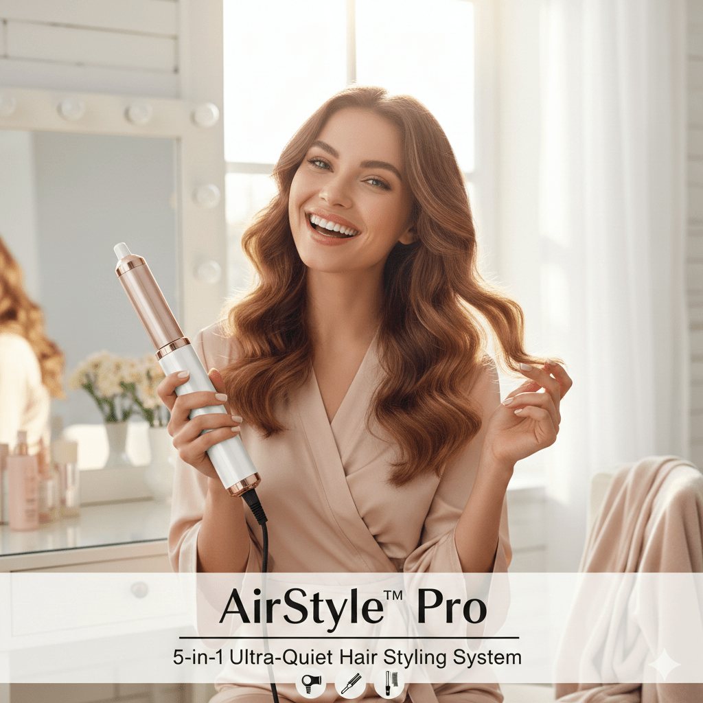 AirStyle™ Pro | 5-in-1 Ultra-Quiet Hair Styling System