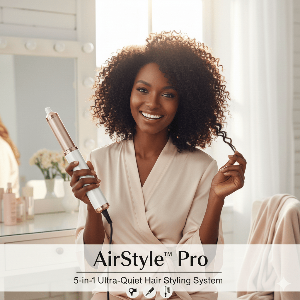 AirStyle™ Pro | 5-in-1 Ultra-Quiet Hair Styling System