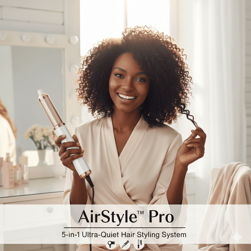 AirStyle™ Pro | 5-in-1 Ultra-Quiet Hair Styling System